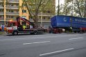 LKW verliert Auflieger Koeln Boltensternstr Pasteurstr P1980